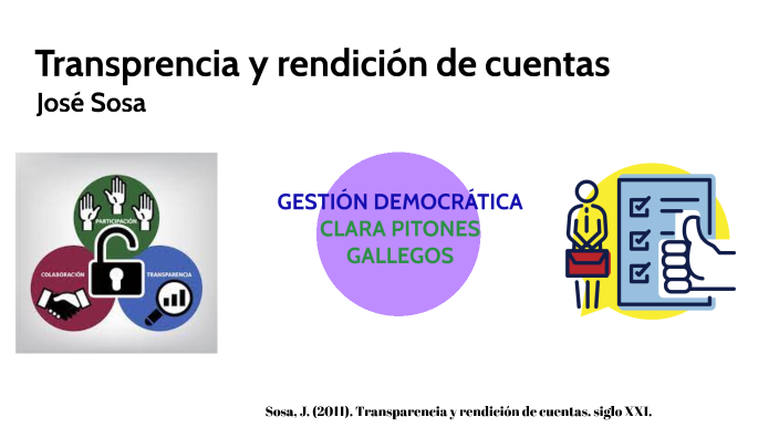 Transprencia Y Rendición De Cuentas By Clara De Rivera On Prezi