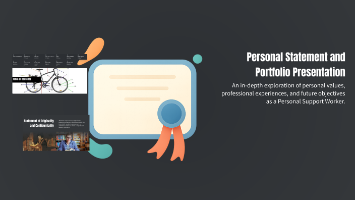 Personal Statement and Portfolio Presentation by Pooja thakur on Prezi