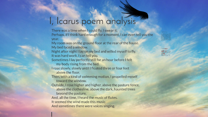 I, Icarus poem analysis by Valentina Sanchez on Prezi