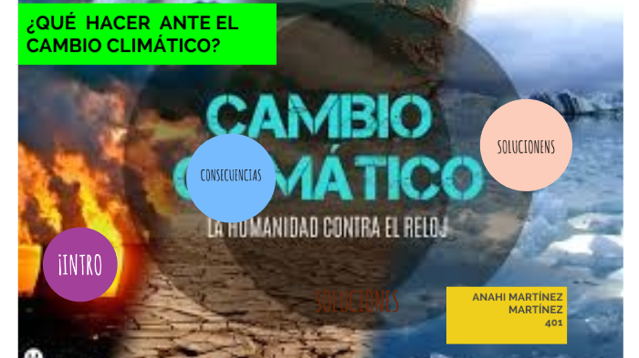 ¿quÉ Hacer Ante El Cambio ClimÁtico? By Anahi Martinez Martinez On Prezi