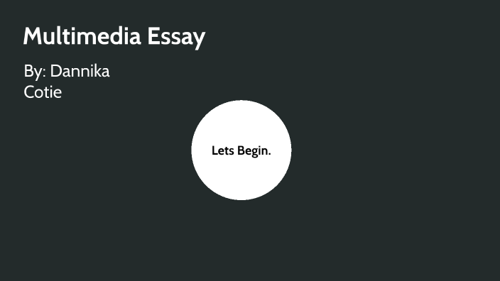 multimedia essay in english