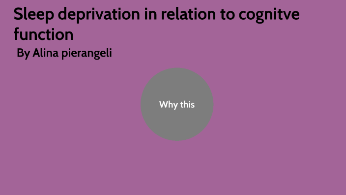 Sleep deprivation by Alina Pierangeli on Prezi