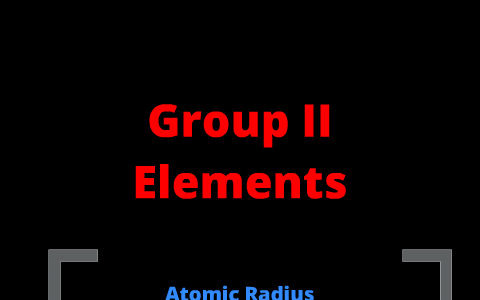 describe the characteristics of group 2a elements