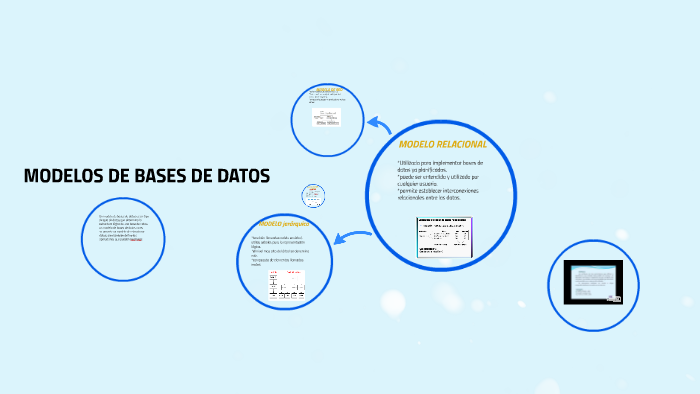 MODELOS DE BASES DE DATOS by jair Martinez on Prezi