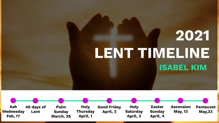 Lent Timeline by Isabel Kim