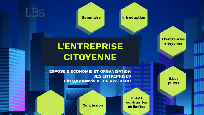 L'Entreprise Citoyenne by Paméla NGABA on Prezi