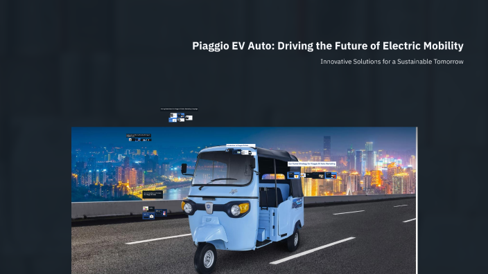 Piaggio EV Auto: Driving the Future of Electric Mobility by D Lalith ...