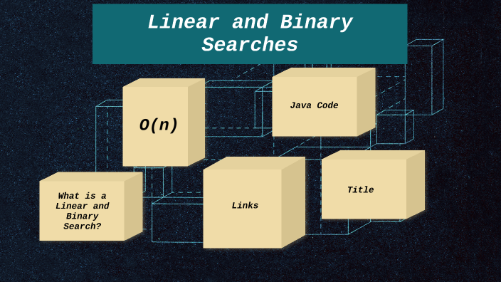 Linear and Binary Searches by Nicholas Bobbe on Prezi