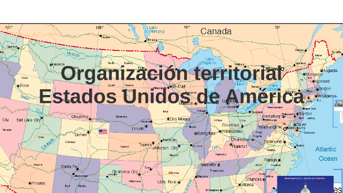 Organización territorial Estados Unidos de América by Lina Franco