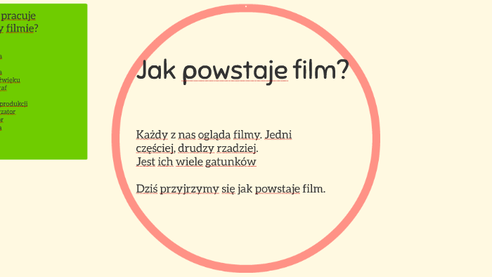 Jak powstaje film? by Agata Zawadzka on Prezi