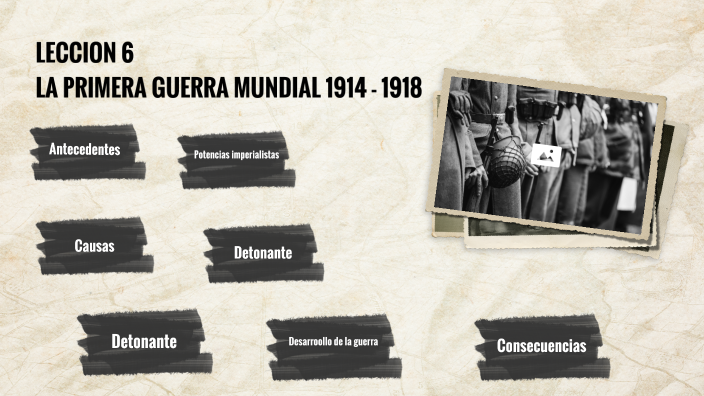 LECCION 6 LA PRIMERA GUERRA MUNDIAL 1914 - 1918 by Gabriela Silva on Prezi
