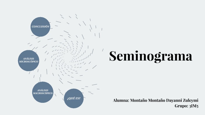 Seminograma By Montaño Montaño Dayanni Zuleymi On Prezi