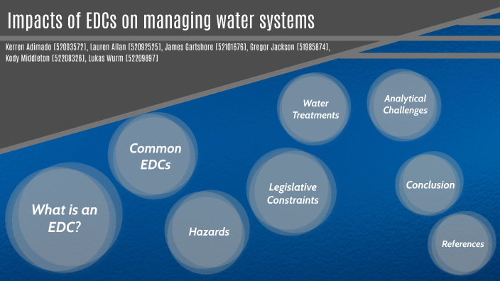 Impacts of EDCs on managing water quality by Lauren Allan on Prezi