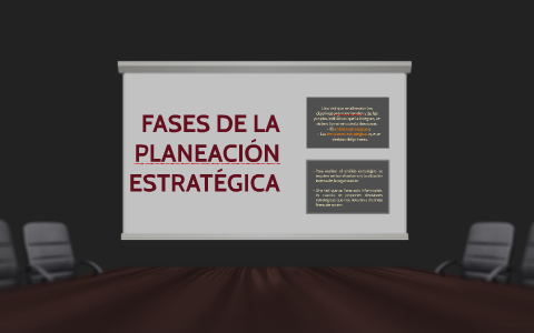FASES DE LA PLANEACIÓN ESTRATÉGICA by Hugo Montaño on Prezi