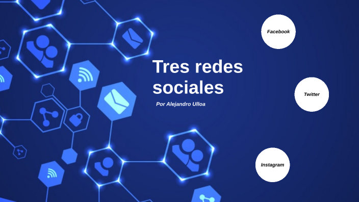 Tres redes sociales by Alejandro Ulloa on Prezi