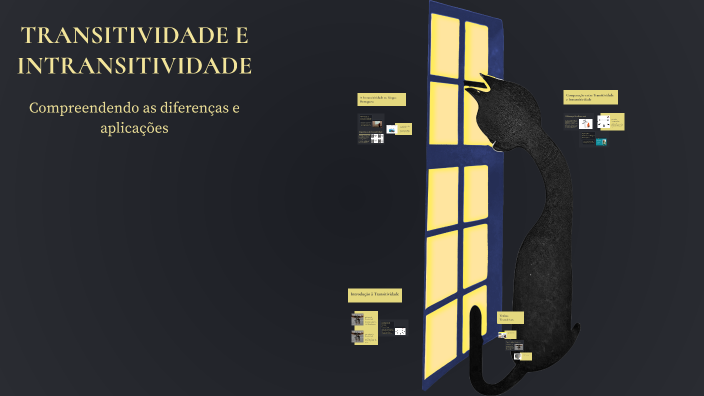 TRANSITIVIDADE E INTRANSITIVIDADE by Ana Silva Oliveira on Prezi