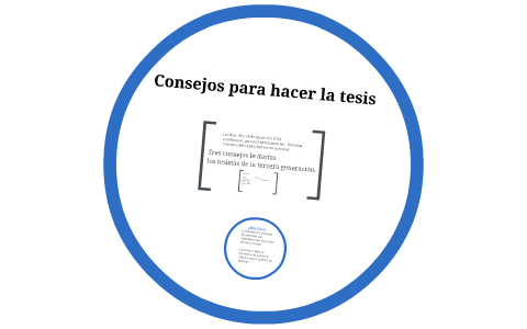 Consejos para hacer la tesis by juan alvarez on Prezi