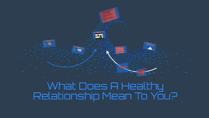 What Does A Healthy Relationship Mean To You