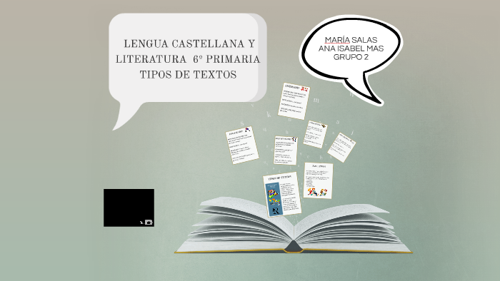 Tipos De Textos Lengua Y Literatura Española 8323