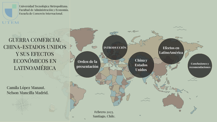 Tesis Guerra Comercial China-Estados Unidos y sus efectos economicos en ...