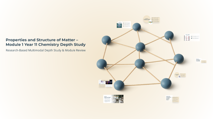 Properties and Structure of Matter – Module 1 Year 11 Chemistry Depth ...