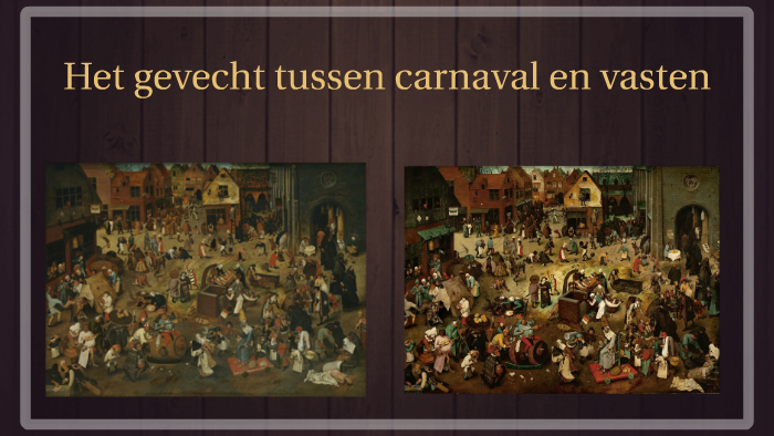 Het gevecht tussen carnaval en vasten by davy elsier