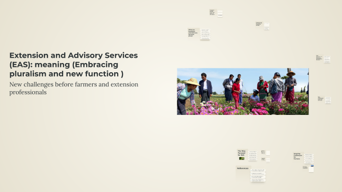 Extension and Advisory Services (EAS): Navigating Modern Challenges by ...