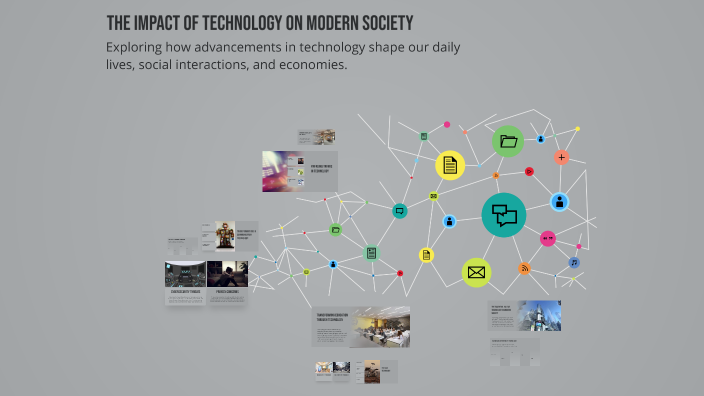The Impact of Technology on Modern Society by Brenda Mendoza-Castillo ...