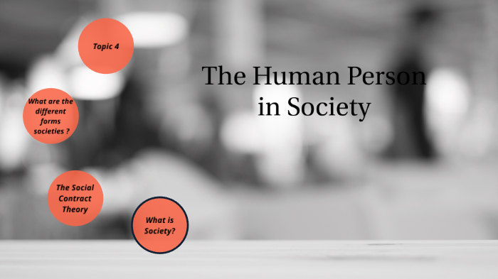 the human person in society presentation