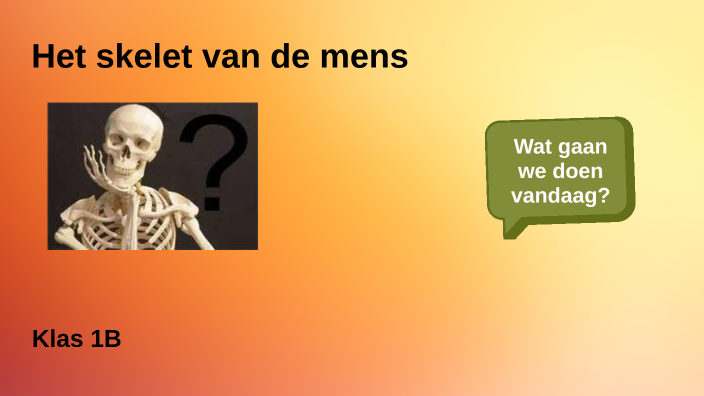 Het skelet van de mens by Noual loukili on Prezi
