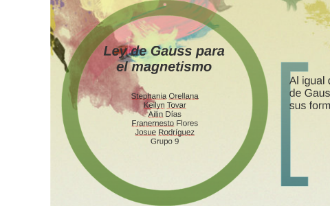 Ley de Gauss para el magnetismo by Brigett Orellana on Prezi