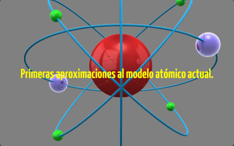 Primeras aproximaciones al modelo atómico actual. by Carlos Cornelio
