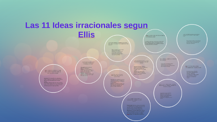 Las 11 Ideas irracionales segun Ellis by Dayana Diaz on Prezi