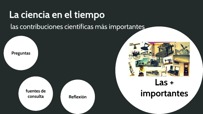 La ciencia en el tiempo by Ana Lucero Ugalde Vazquez on Prezi