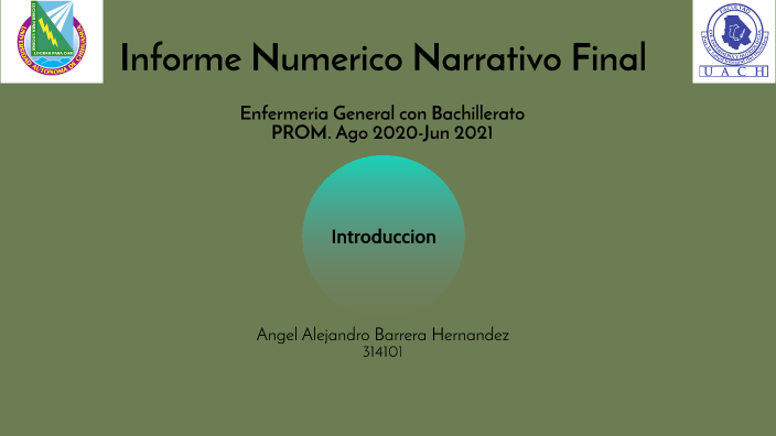 Informe Numerico Narrativo Final by angel alejandro barrera hernandez ...