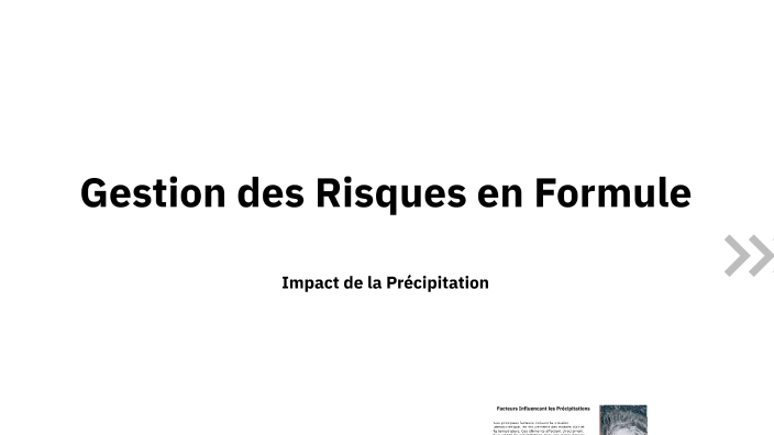 Gestion des Risques en Formule by Car La on Prezi