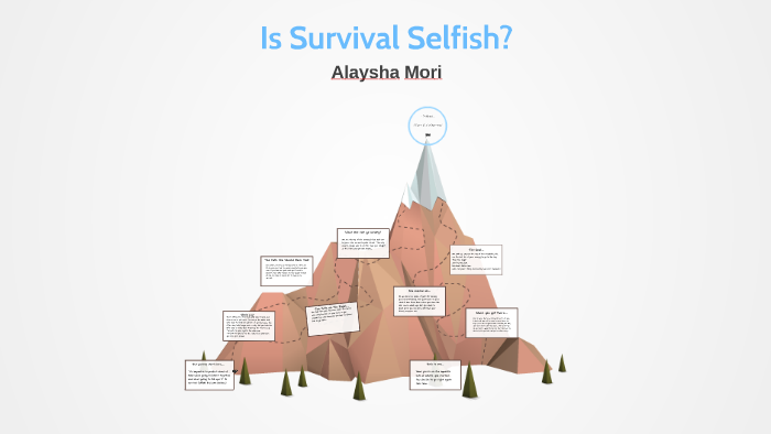 is-survival-selfish-by-alaysha-mori