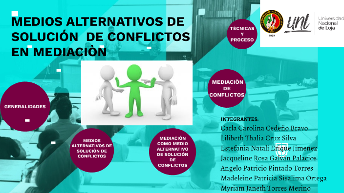 MEDIOS ALTERNATIVOS DE SOLUCIÓN DE CONFLICTOS EN MEDIACIÒN by
