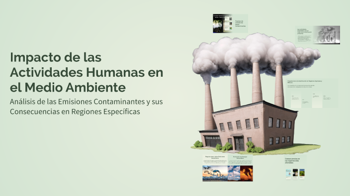 Impacto de las Actividades Humanas en el Medio Ambiente by laura ...