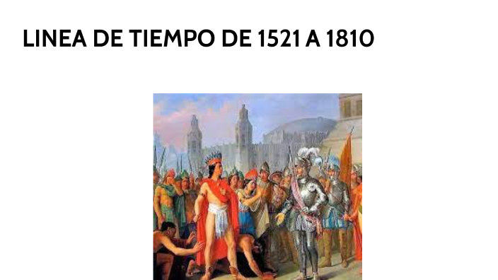 LINEA DE TIEMPO DE 1521 A 1810 by Isis Castilla on Prezi