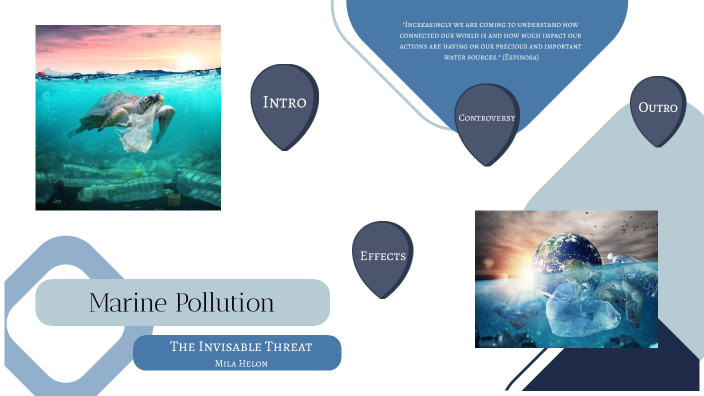 thesis statement for marine pollution