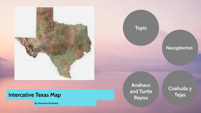 Interactive Texas Map by Poornima Srivastava on Prezi