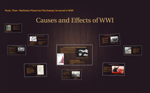 Causes And Effects Of Wwi By Hugh Davis On Prezi