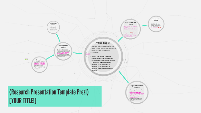 research presentation on prezi