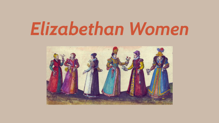 Women in elizabethan era