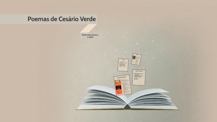 Poemas De Cesário Verde By Lúcia Moreira On Prezi