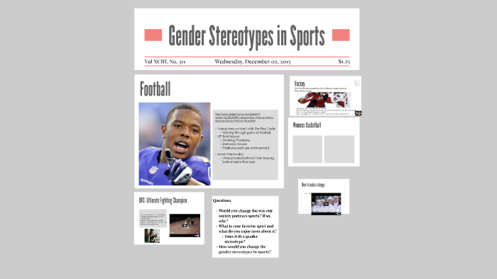 gender stereotypes in sports essay