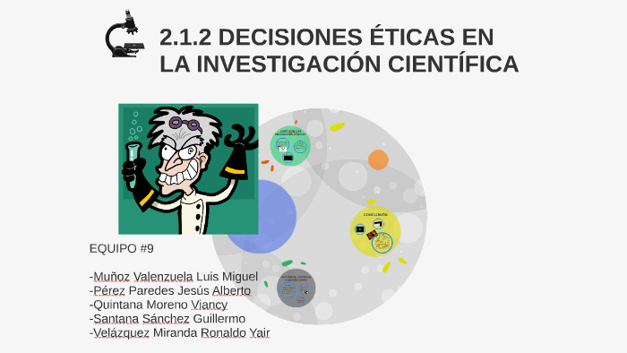 2.1.2 DECISIONES ÉTICAS EN LA INVESTIGACIÓN CIENTÍFICA by Luis Muñoz on ...