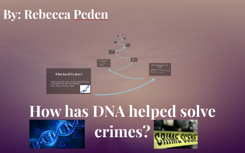 How Has DNA Helped Solve Crimes? By Rebecca Peden