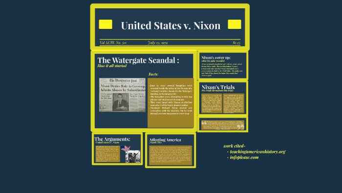 United States v. Nixon by hallie daniels